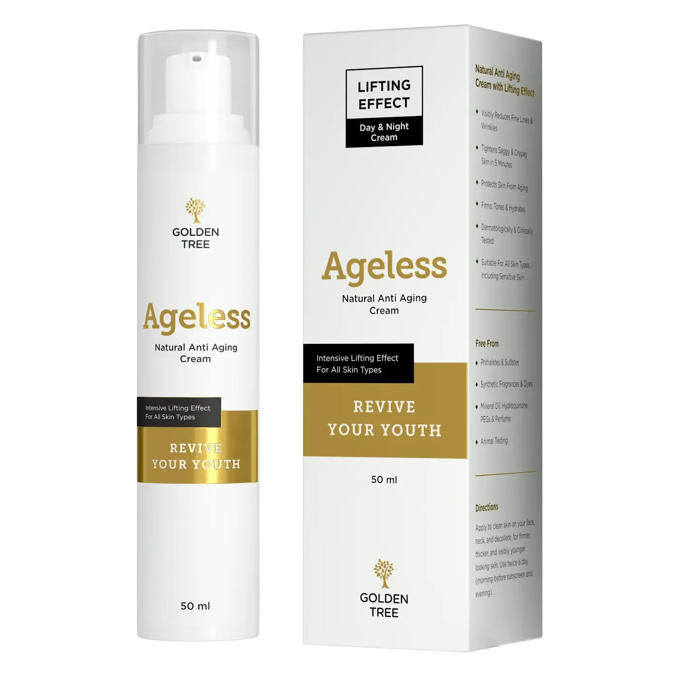 Golden Tree Ageless anti-ageing face cream